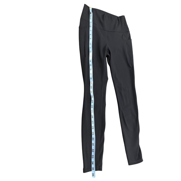 Spyder Active Womens Black Athletic Leggings Pockets High Waisted Size S - Picture 4 of 6